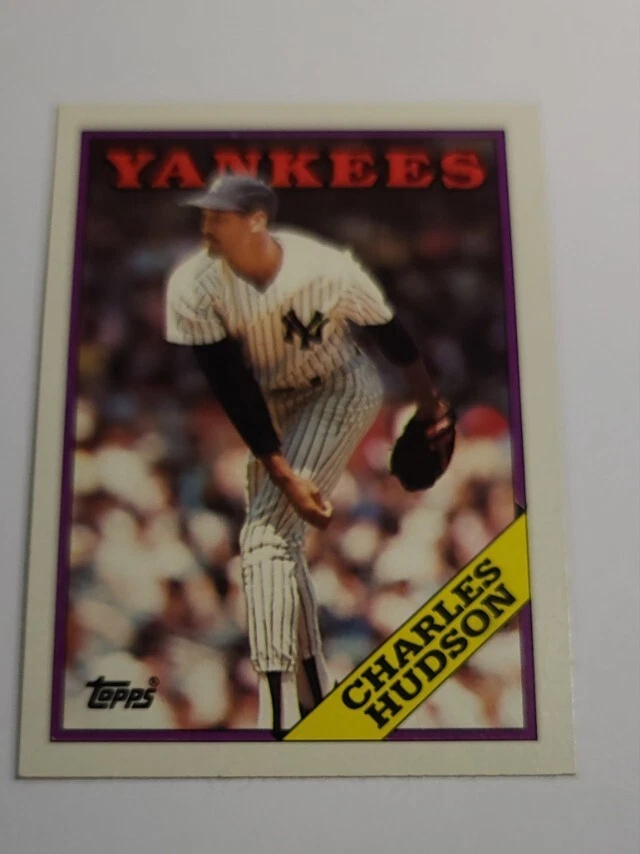 Charles Hudson New York Yankees 1988 Topps #636 - Image 1 of 1