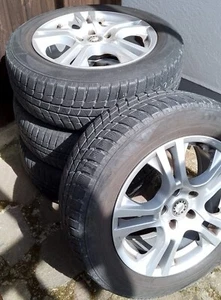 Alufelgen 17 Zoll "Platin" 7JX 17 H2, LK 115, ET 40, mit Winterreifen 215/60 R17 - Bild 1 von 3
