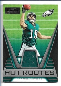 Camiseta deportiva Panini Playbook Hot Routes 2019 tela #10 JJ Arcega Whiteside/299 - Imagen 1 de 2