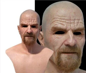 Breaking Bad Walter White Halloween Cosplay Mask Soft Latex Helmet 3D Props - Picture 1 of 2