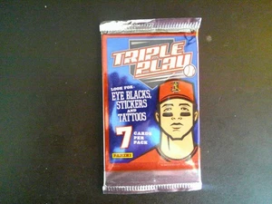 2013 '13 *PANINI TRIPLE PLAY* BASEBALL-PACK.  FABRIKVERSIEGELT.  7 MLB KARTEN/PACK! - Bild 1 von 2