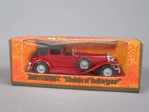 D52 Matchbox Models Of Yesteryear Y-4 Duesenberg Model J 1930 Red + Box 1:43 - Picture 1 of 18