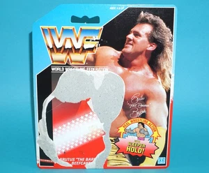 WWF CARDBACK HEADER CARD SERIES 1 BRUTUS THE BARBER BEEFCAKE 1990 HASBRO - Picture 1 of 2