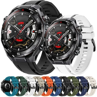 Correa De Silicona Universal De 22mm Para HUAWEIWATCH Ultimate 2 Banda Deportiva - Imagen 1 de 4