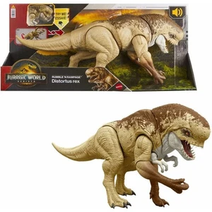 Jurassic World Rebirth Rumble 'N Rampage Distortus Rex Toy NEW - Picture 1 of 6