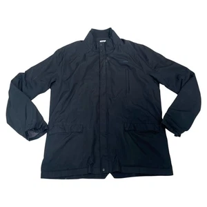 Vintage UMBRO Fishtail Jacket L Fleece Lined Parka Coat Mod Casuals Black - Picture 1 of 7