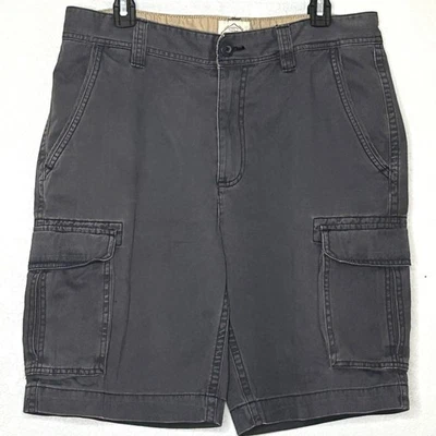 St John's Bay Gray Cargo Shorts Size 34 - Image 1 of 4