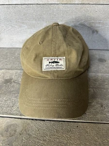 Orvis Mütze braun gewachstes Canvas Kappe Angelgerät Manchester Vermont Strapback - Bild 1 von 9