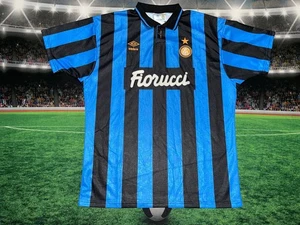 Inter Milán Vintage 1993/94 Umbro Adult Jersey Sz XL Preowned - Picture 1 of 11