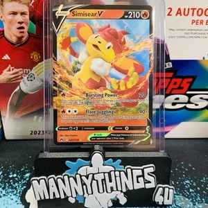 Cartas Pokémon Simisear V 022/159 Crown Zenith Holo, Tcg, Ccg, Juegos de Cartas 🔥 - Imagen 1 de 3