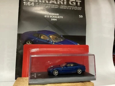 FERRARI 612 SCAGLIETTI 2004   1/64 die-cast + BOOKLET  Limited edition - Immagine 1 di 4