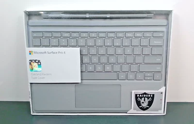 Cubierta tipo - Oakland Raiders - Microsoft Surface Pro 4/3 - Nueva/Sellada Foto 1 de 4