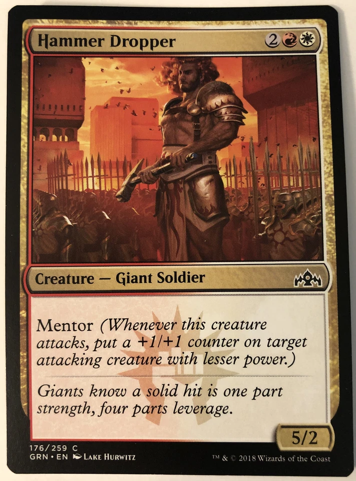 MTG Hammer Dropper Guilds of Ravnica 176/259 Regular Common - Image 1 of 1