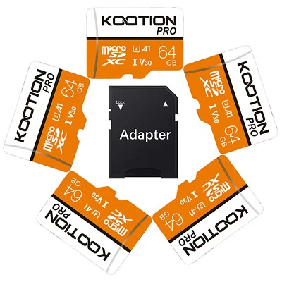64GB Micro SD Card SDXC TF Memory Card Class10 TF Flash Card for Camera Lot - Image 1 of 4