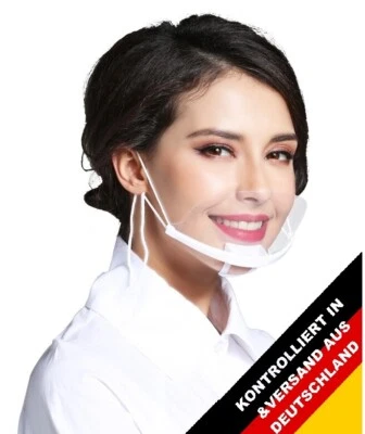 VISIER X Mund Nase Visier Gesichtsschutz Spuckschutz Schutzvisier Gesichtsschild