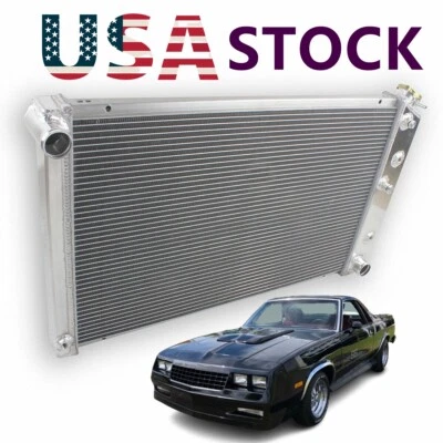 Aluminum 4 Rows Radiator For 1978-88 G-Body Monte Carlo El Camino Regal Cutlass Foto 1 de 4