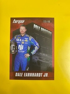 D35372  2016 Panini Torque Pole Position Red #10 Dale Earnhardt Jr. #03/49