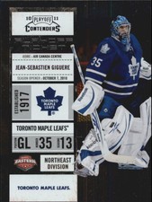 2010-11 (MAPLE LEAFS) Playoff Contenders Playoff Tickets #58 Giguere/100