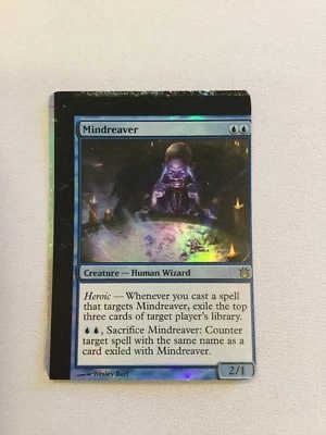 MTG Magic Miscut Misprint Foil Mindreaver x1 NFC Born of the Gods NM- - Image 1 of 2