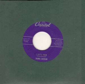 Capitol record Wanda Jackson I Gotta Know mint minus - Picture 1 of 2