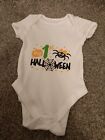 Handmade Halloween Baby Vest 0-3 Months