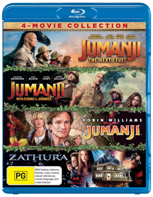 Jumanji En La Selva Blue Ray Spanish translation DVD