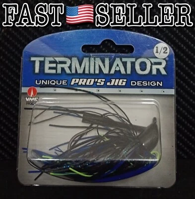 Terminator Pro's Jig Weedless 1/2 oz Fishing Jig Bait - Over Dose - Image 1 of 4