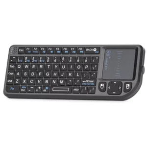 Rii X1 2.4Ghz Mini Wireless Keyboard English/Es/Fr Keyboards with Touchpad for A - Picture 1 of 16