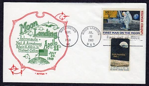 1969 Apollo 11 Man on the Moon (C76) - Artopage COMBO FDC TA833 - Picture 1 of 1