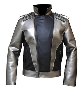 X-Men Quick Silver Apocalypse Evan Peters Cosplay Costume Faux Leather Jacket - Picture 1 of 4