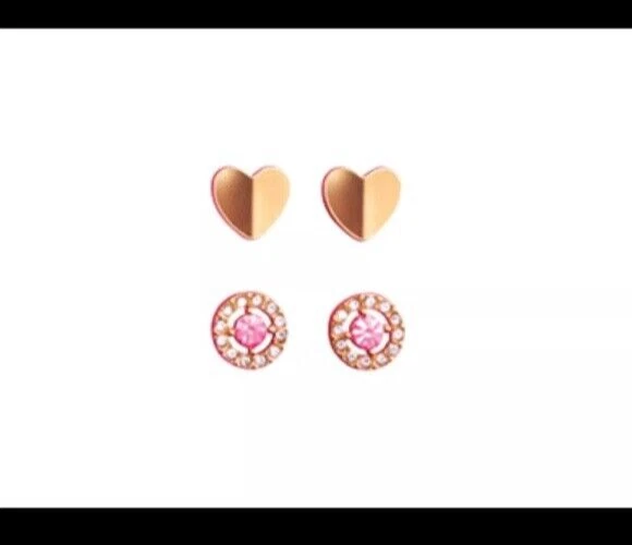 Avon Be Mine Stud Earrings 2pcs Set
