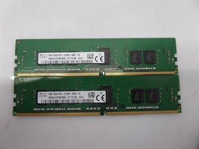 Lote de 2- Memoria Hynix HMA451R7MFR8N-TF 4GB PC4-17000 DDR4-2133 Sever Foto 1 de 4
