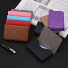 Name Card Holder Credit Card Box ID Case Business Card Holder PU Leather Buckle