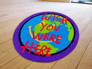 Custom Travis Scott Cactus Jack Astroworld Floor Mat Area Rug Living Room Carpet - Picture 1 of 7