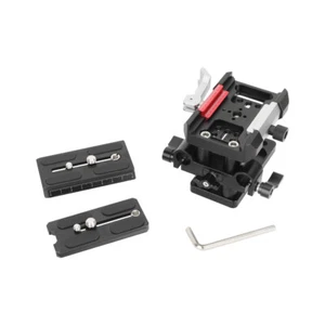CAMVATE Arca/Manfrotto-Type QR System Camera Baseplate w/15mm Rod Clamp Mount - Picture 1 of 9
