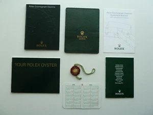 Rolex Daytona set libretti 7 pezzi - inglese dal 1 al 2003 - - Foto 1 di 8