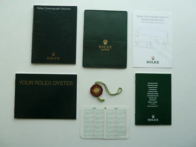 Rolex Daytona Booklet set 7 pezzi - inglese dal 1 al 2003 - - Immagine 1 di 4