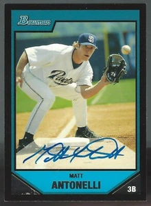 Matt Antonelli 2007 Bowman Prospects AU Card# BP-126 - Picture 1 of 4