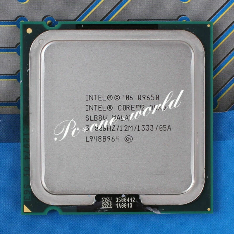Intel Core 2 Quad Q9650 3 GHz Quad-Core SLB8W 1333 MHz Socket 775 Processor CPU - Bild 1 von 1
