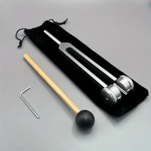 128hz aluminum tuning fork for meditation or yoga, stress relief, adjustable. - Picture 1 of 7