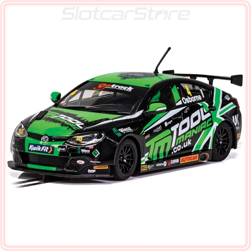 Scalextric C4143 MG6 BTCC 2019 NGTC "No.4 Osborne" ExcelR8 Tool Maniac 1:32 Auto