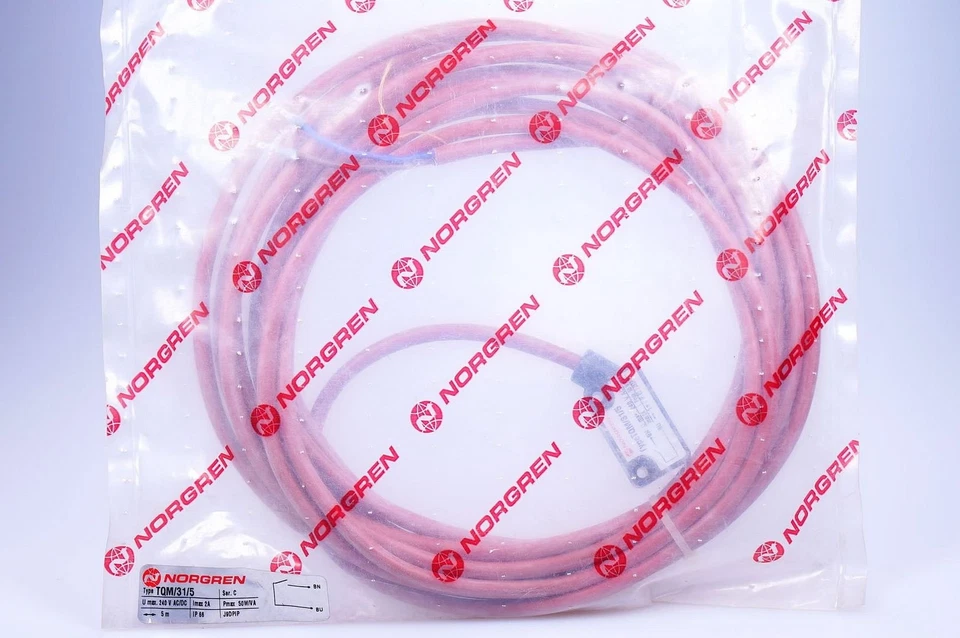 Norgren Tqm/31/5 Magnetic Switch with Reed Contact Cable 5m, -20°C...+150°C New - Image 1 of 1