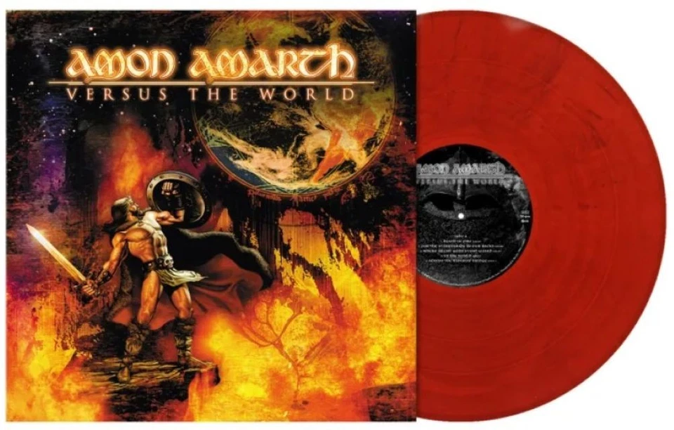 AMON AMARTH- Versus The World LIM.CRIMSON RED MARBLED VINYL viking metal LP - Bild 1 von 1