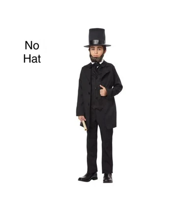 Disfraz de Rubie's Patriotic Parade Abraham Lincoln Niño Talla Mediana 8-10 SIN SOMBRERO Foto 1 de 4