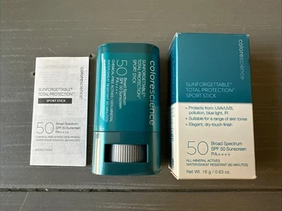 Color Science Sunforgettable Total Protection Sport Stick 0.63oz NEW - Image 1 of 4