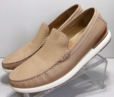 258632 MS50 BOWMAN MEN SHOE SIZE 12 M TAN LEATHER SLIP-ON BY JOHNSTON & MURPHY - Image 1 of 4