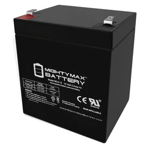 Mighty Max 12V 5AH SLA Replacement Battery for Razor E125 E 125 Red 13111110 - Picture 1 of 6