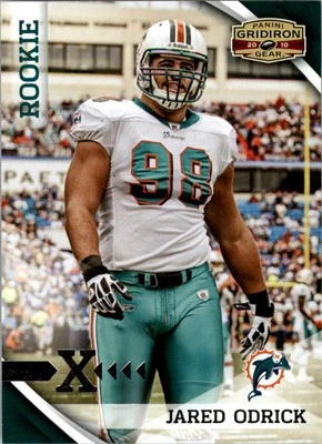 2010 Panini Gridiron Gear Silver X's #195 Jared Odrick /250 - NM-MT - Image 1 of 2