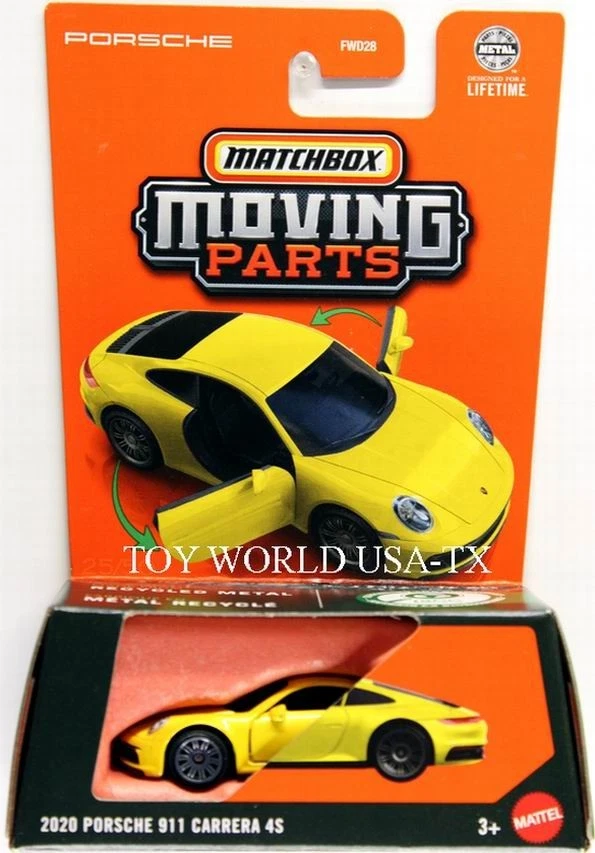 Piezas móviles Matchbox 2025 #25/50 Porsche 911 Carrera 4S 2020 Foto 1 de 1