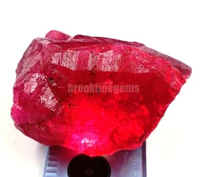 Dyed 960 Ct Natural Red Ruby Rough Translucent EGL Certified Loose Gemstone 5OSN - Picture 1 of 10